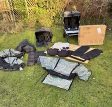 Stunning Mountain Buggy DUET V3 Double Twin  All Terrain Pushchair lots Extras