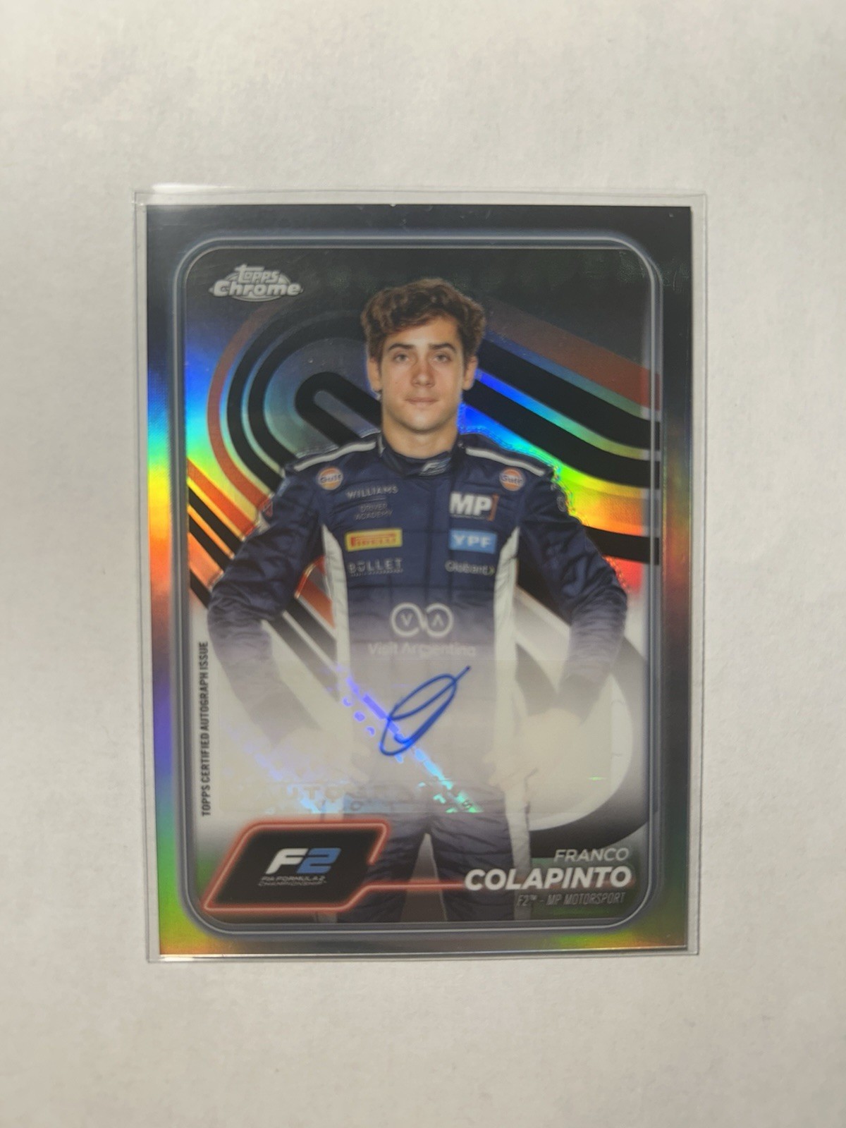 2024 Topps Chrome F1 Franco Colapinto Auto Refractor #CAC-COL Alpine