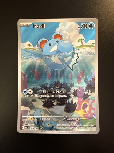 Marill 204/193 Paldea Evolved Illustration Rare Holo Pokemon