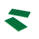 2x Lego Building Plate 4x8 Green Basic Base Plate Star Wars 75200 4277361 3035