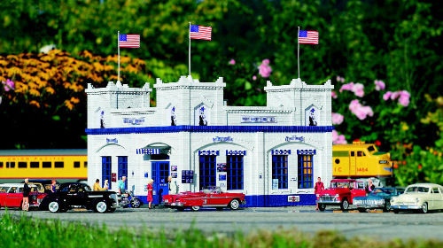 Piko 62114 G White Knight Hamburgers Building Kit - Picture 1 of 1
