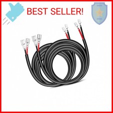 Nilight 2PCS 16 AWG 10 Feet Wiring Harness Extension Kit for LED Work Light Bar