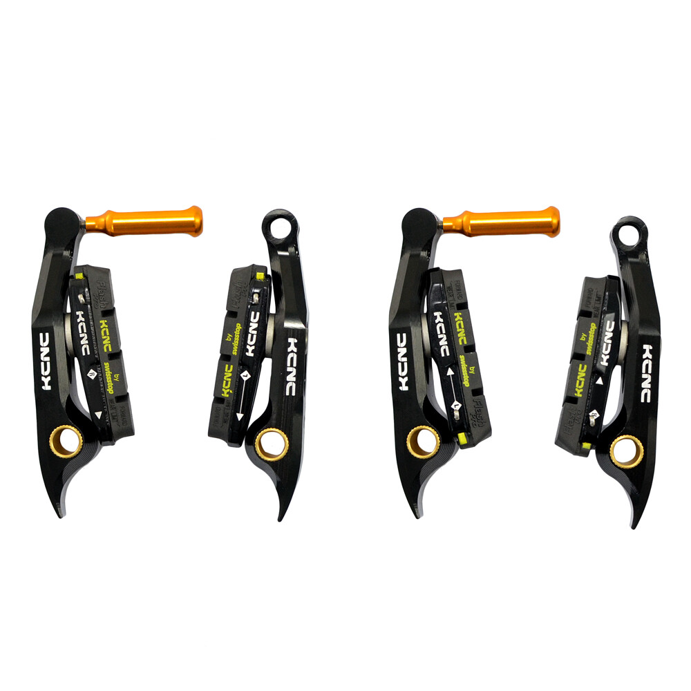 KCNC Direct Mount Aero V-Brake Set (Front and Rear) Black