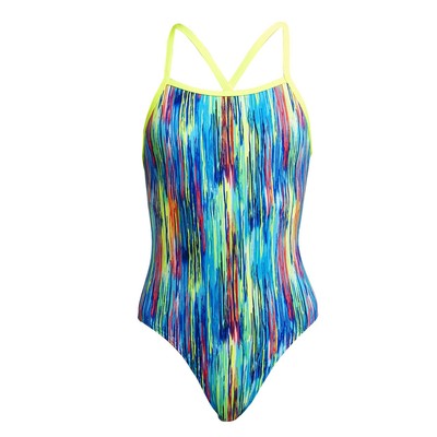 Funkita Badeanzug Mädchen Kinder chlorresistent schnelltrocknend UV-Schutz Bunt
