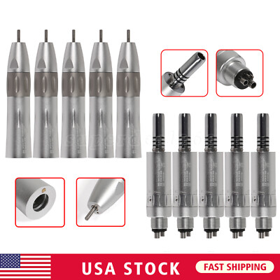 Dental Low Speed Handpiece Inner Water Straight /Air Motor 4-H Fit NSK E-Type OR