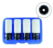 Astro Pneumatic 7404 Flank Bite Damaged Lug Nut Socket Set
