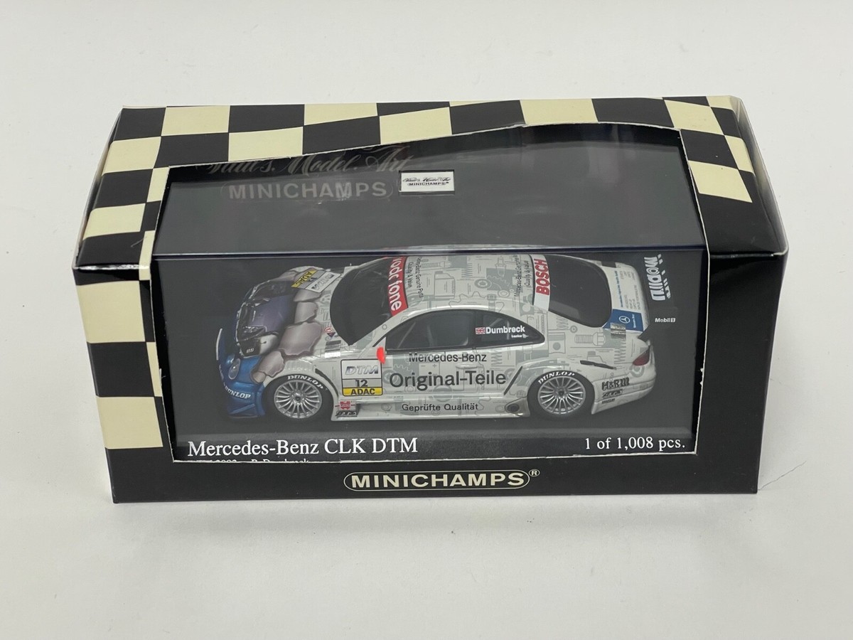 1/43 Minichamps Mercedes CLK DTM 2002 Original-Teile Dumbrec #12