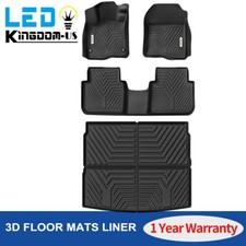 4pcs 3d Floor Mats Cargo Liner For 2023-2026 Honda Cr-v All Weather Tpe Rubber