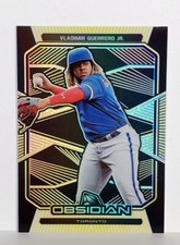 2020 Panini Obsidian Vladimir Guerrero Jr SSP /10 ELECTRIC ETCH YELLOW REFRACTOR