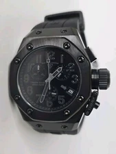 Swiss Legend Men's Trimix Quartz Chronograph Watch Black 44mm