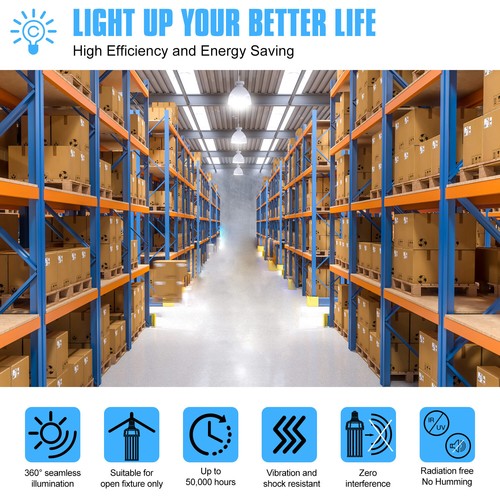 Corn Cob Led Light Bulb 5000k Daylight 120W E39 Base Warehouse Parking Lot Light - Picture 12 of 13