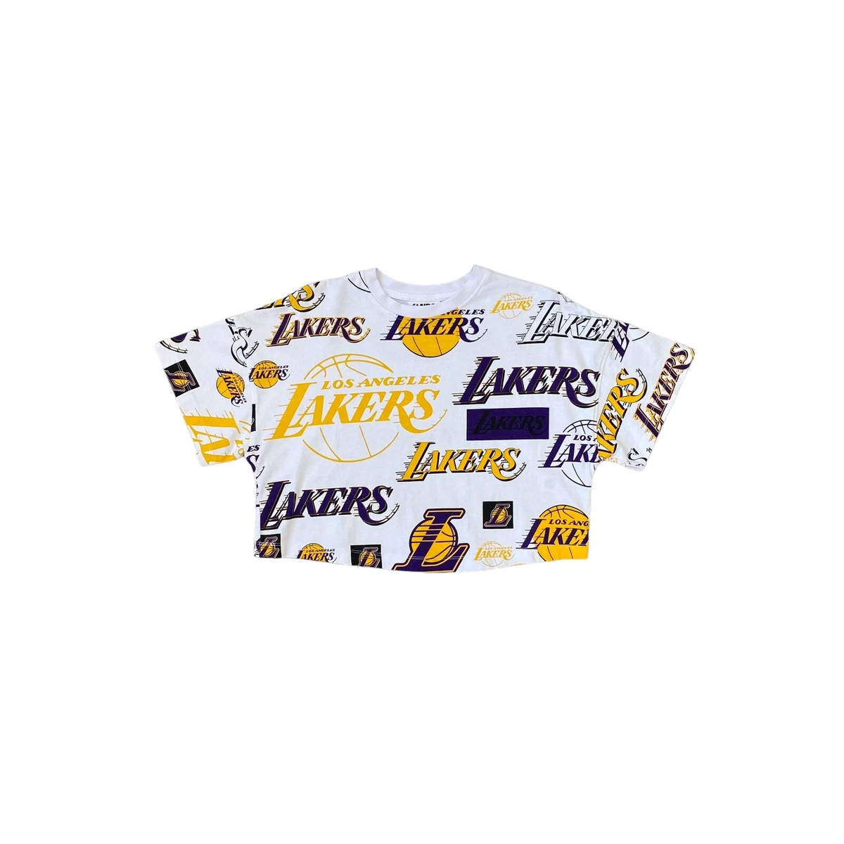 Primark Woman NBA Los Angeles Lakers Crop Top Size S