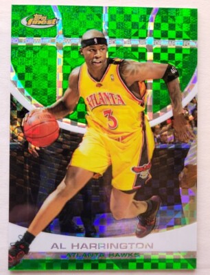 2005-06 Topps Finest Green X-Fractor /69 Al Harrington #12