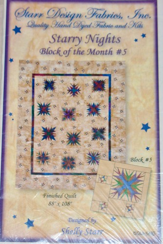 STARRY NIGHTS QUILT Block of the Month Pattern~Shelly Starr 88 x 108 QUEEN 2006 - Picture 17 of 30