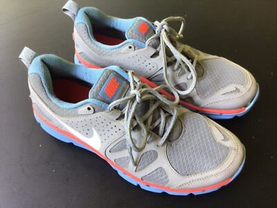 Nike Shoes Flex Trail Shield Womens Size 10 Running Stealth Grey Blue 537696-004