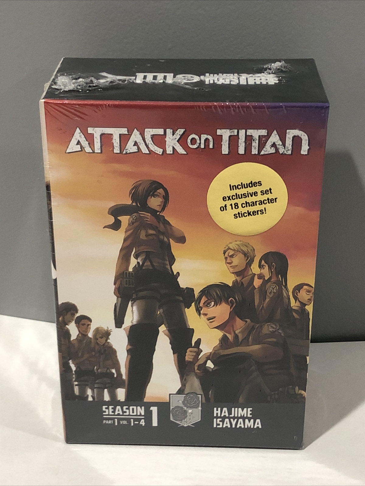 Attack on Titan Season 1 Part 1 Manga Box Set Vol 1-4 / Brand New