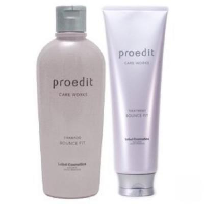 LebeL Proedit care works Bounce Fit Shampoo 300ml and Treatment 250ml Set