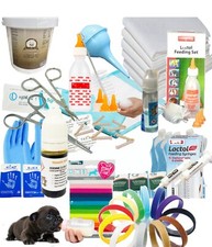 Puppy Whelping Kit 250g Puppy Milk Dog Feeding Bottle, Syringe Aspirator Iodine