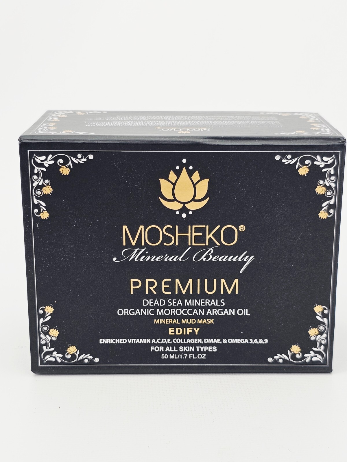 Mosheko Premium Dead Sea Minerals Moroccan Argan Oil Mud Mask 1.7 oz