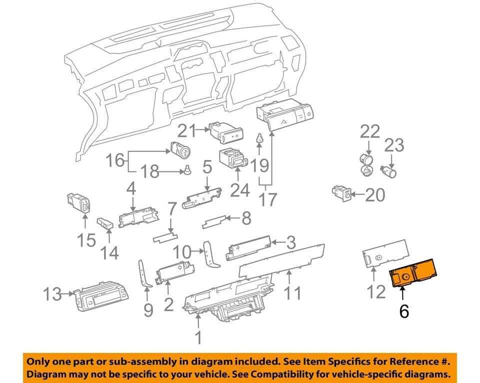 Used Speedometer Gauge fits: 2007 Toyota Prius cluster MPH Grade A - Image 2 of 4