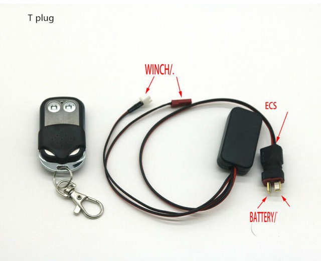 Metal Emulation Winch w/Wireless Remote Controller for 1/10 RC Axial SCX10 RC4WD | eBay