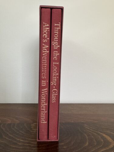 Folio Society Alice’s Adventures In Wonderland And Through The Looking Glass Set