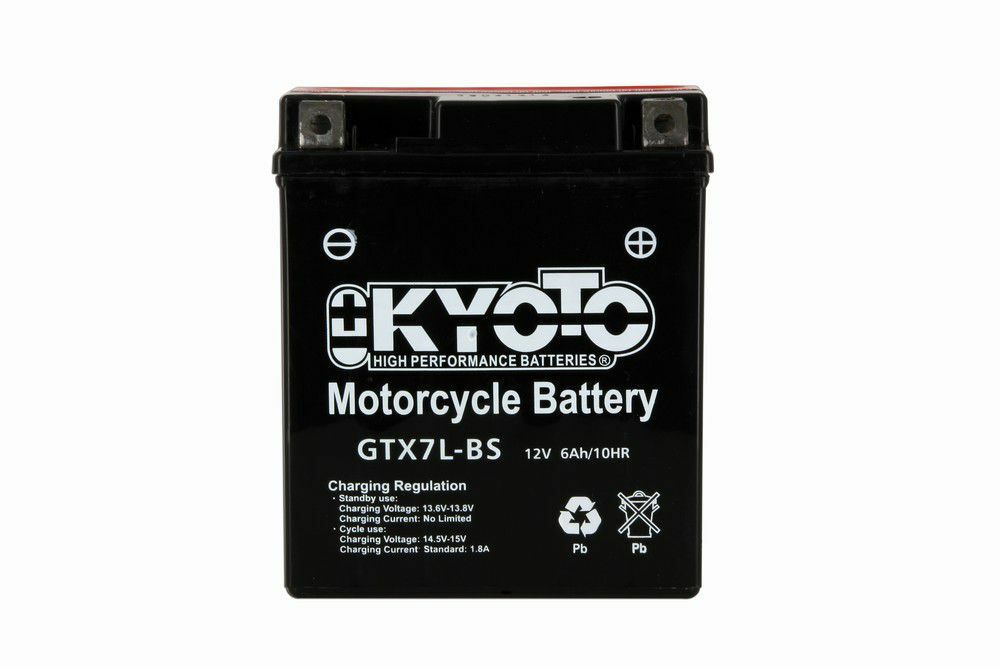 Batterie scooter YTX7L-BS Kyoto haute performance étanche 12V