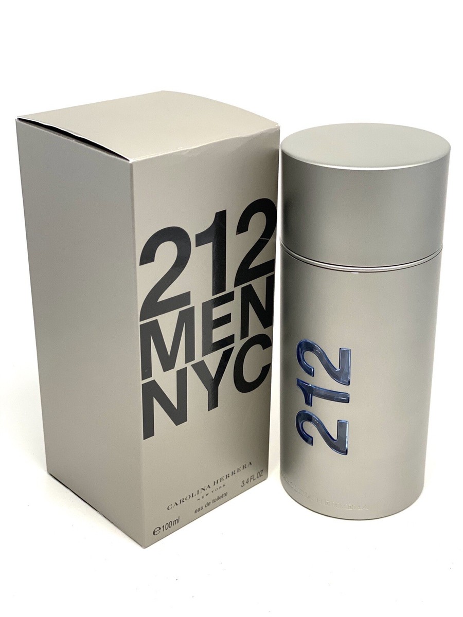 212 Men NYC By Carolina Herrera 3.4 fl.oz Eau De Toilette Spray