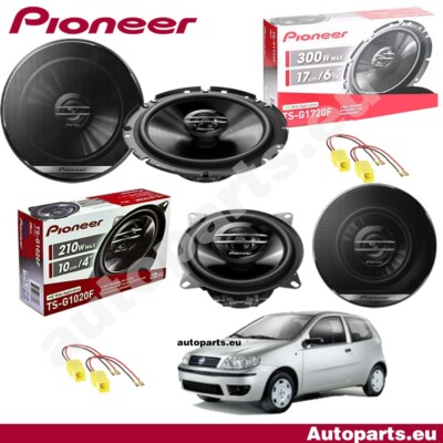 Kit 4 Casse Lautsprecher Pioneer Coaxial Front Heck Für Fiat Punto 188