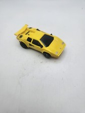 TYCO LAMBORGHINI YELLOW 440-X2 Gray Wheels RUNS GREAT