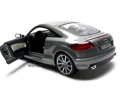 2007 AUDI TT COUPE GREY 1:18 DIECAST MODEL CAR BY MOTORMAX 73177