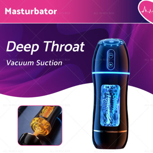 Automatic Sucking Masturbator Vibrating Masturbation Deep Throat Blowjob Sex Toy Ebay