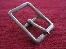 7 VINTAGE NOS WALSALL 7/8" NICKEL PLATED BUCKLES HARNESS HAMES HARDWARE