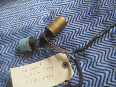 1966 MERCURY COMET CYCLONE TURN SIGNAL AND 4 WAY FLASHER WIRING PLUGS W