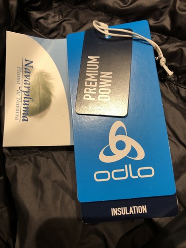 ODLO Air Cocoon Premium Daunen Bodywarmer Weste Jacke Gr. schwarz XL wasserabweisend - Bild 7 von 12