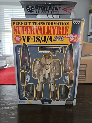 2002 Banpresto Macross Super Valkyrie VF-1S/J/A Perfect Transformation TAN NEW