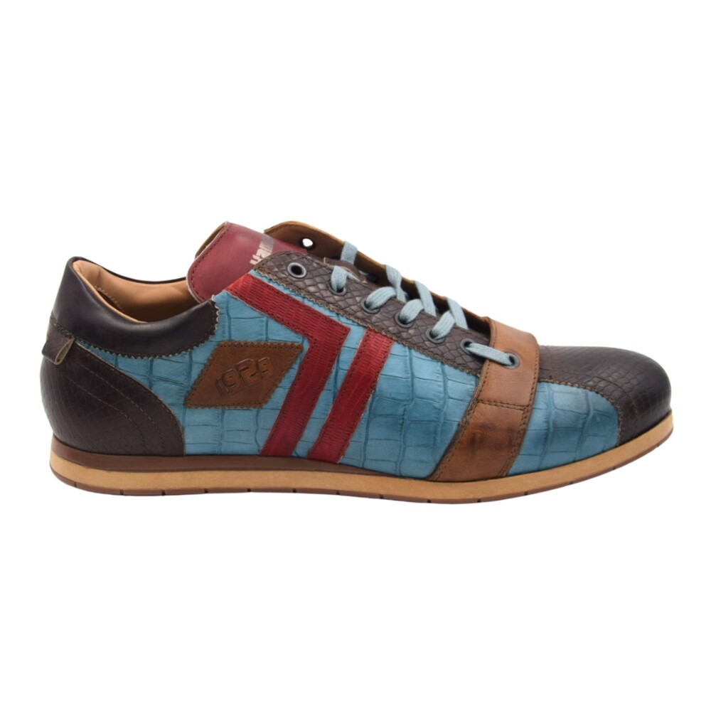 Zapatillas Hombre Kamo-Gutsu - TDM Sugar Rosso - Tifo 030 Zapatos Cuero Made in Italy