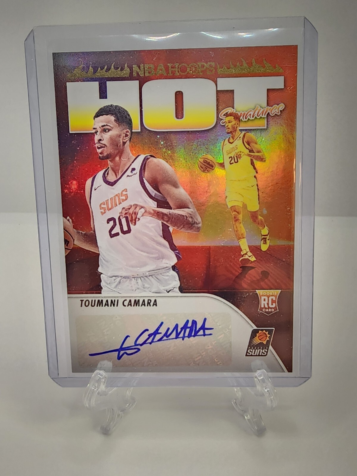 2023-24 Panini NBA Hoops Toumani Camara RC Hot Signatures Auto Blazers 🔥