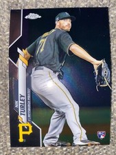 2020 Topps Chrome Update Pirates Nik Turley Rookie Baseball Card #U-23