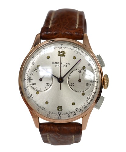 Breitling Premier Chronograph 760 43 Grams 18K Rose Gold Automatic 35MM Unisex