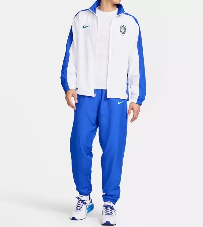 Nike Brazil 1998 Reissue Soccer Replica Track Jacket Men Nike Brazil 1998 Reissue Soccer Replica Track Jacket Men
