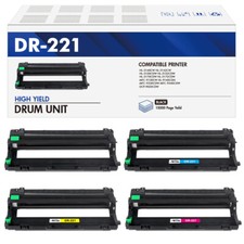 4 Pack Color DR-221CL Drum Unit for Brother MFC-9130CW MFC-9330CDW HL-3140CW