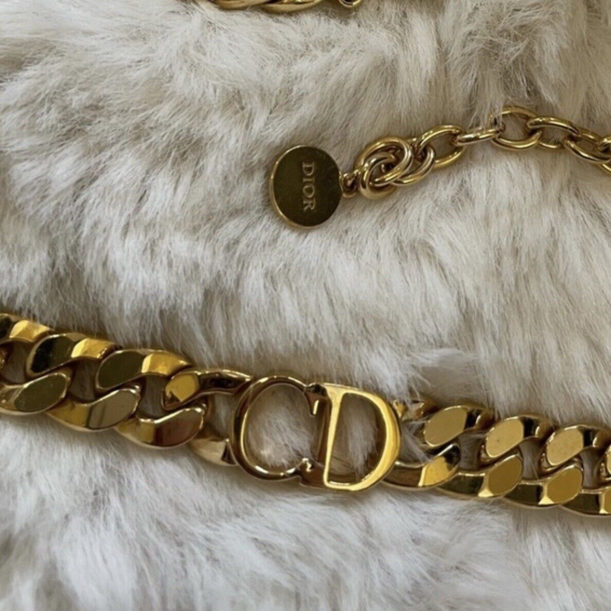CHRISTIAN DIOR Authentic Danseuse Etoile Choker CD Logo CHRISTIAN DIOR Authentic Danseuse Etoile Choker CD Logo