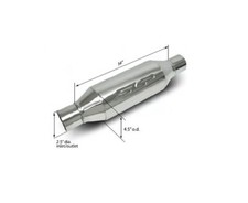 Slp Performance Loudmouth Ii Bullet Muffler 2.5 Inletoutlet 310013818 Slp Performance Loudmouth Ii Bullet Muffler 2.5 Inletoutlet 310013818