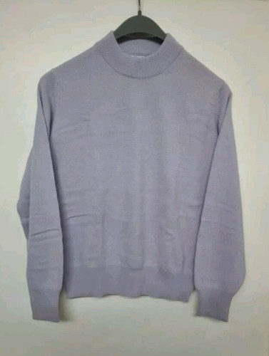 James Meade Lilac Cashmere Knitted Jumper Uk 8 Vgc