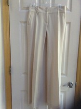 DOLCE GABANA Sz 38 Women's Pants Trousers Tan Wool Blend Stretch NWT $465