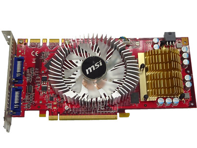 MSI nVIDIA GEFORCE GTS 250 OC 512MB GDDR3 PCI-E GRAFIKKARTE DUAL DVI  #GK9648