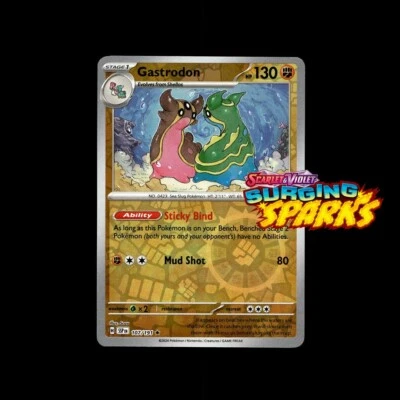 gastrodon pokemon card value 107/191  Surging Sparks  Lot  Rare 2 Card Set : Toys & Games Pokmon Hit Points120 HP Form Gastrodon 2024 Scarlet & Violet: