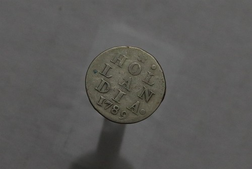 ๐งญ ๐ณ๐ฑ NETHERLANDS 2 STUIVERS 1789 SILVER HOLLAND B49 #Z6182
