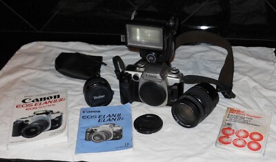 Canon EOS Elan IIE 35mm SLR Film Camera with 28-80 mm lens Kit for